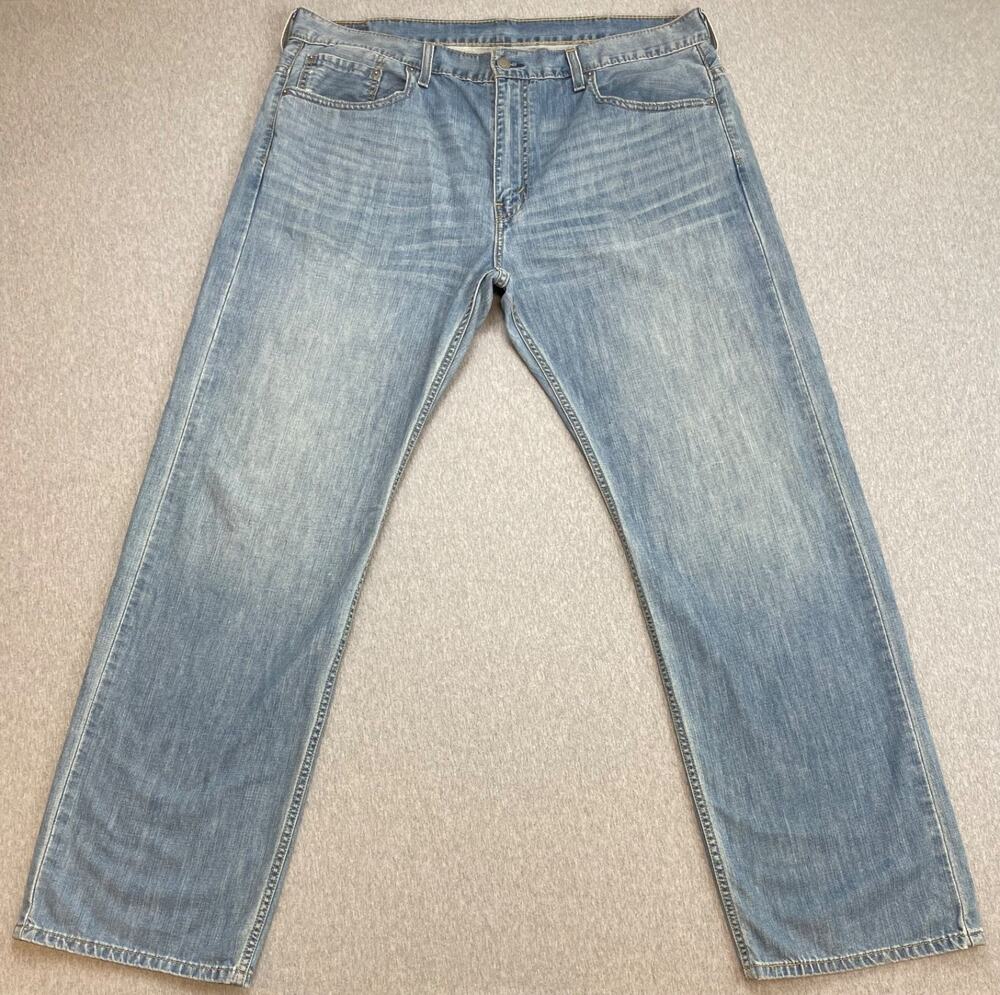 Levis 569 Jeans Mens 38 x 34 Blue 100% Cotton Loose Straight
